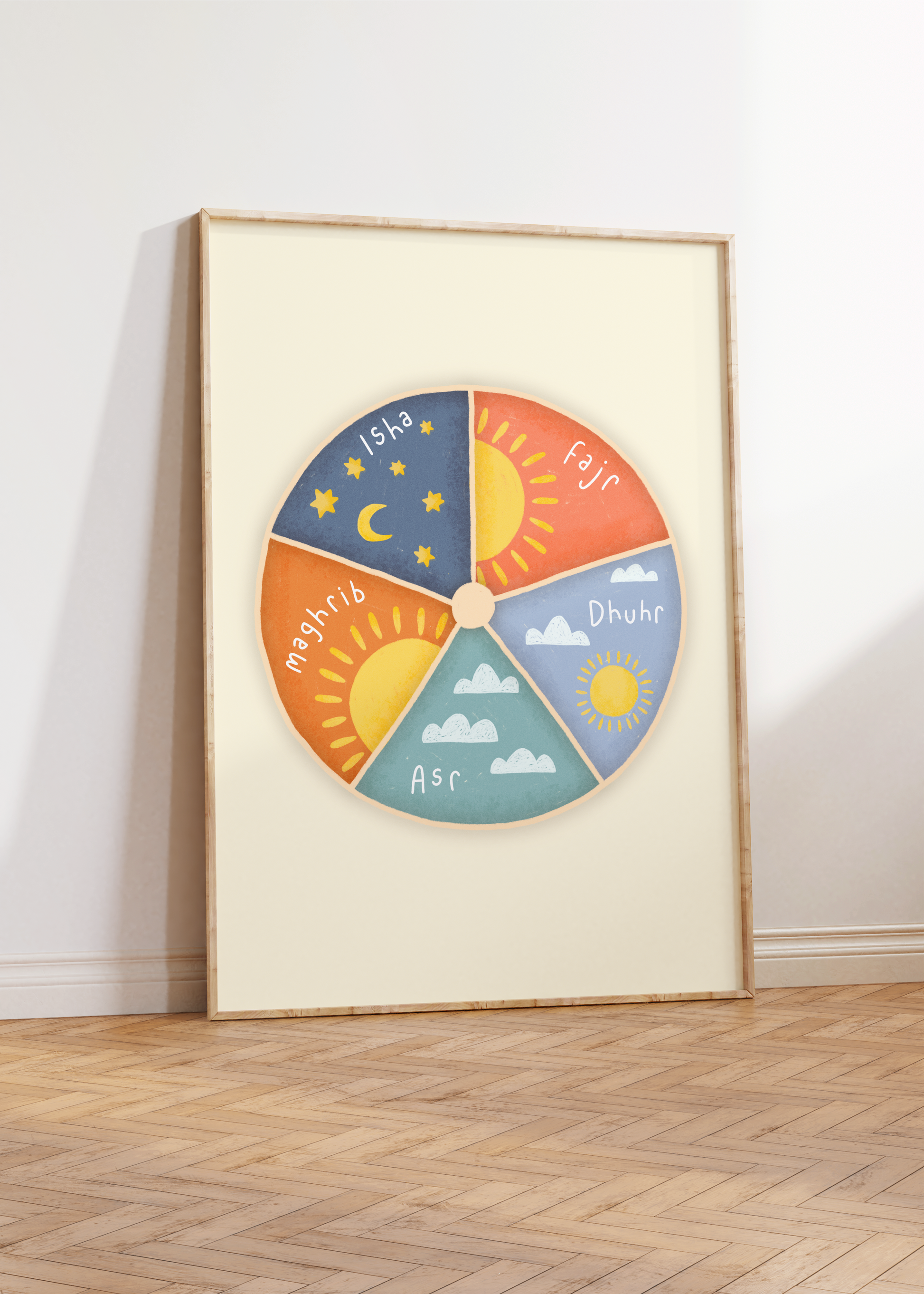 Prayers Clock Print