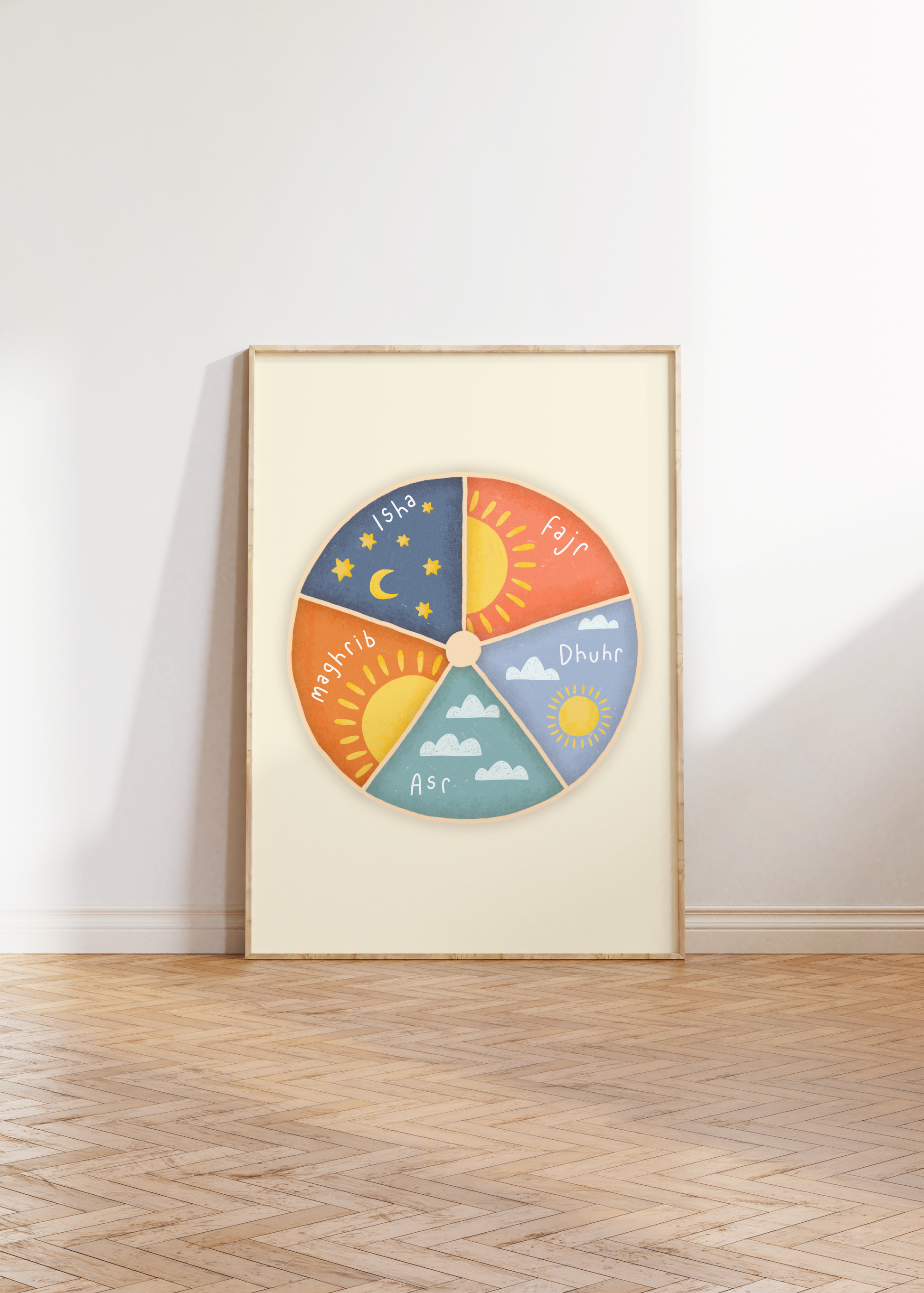 Prayers Clock Print