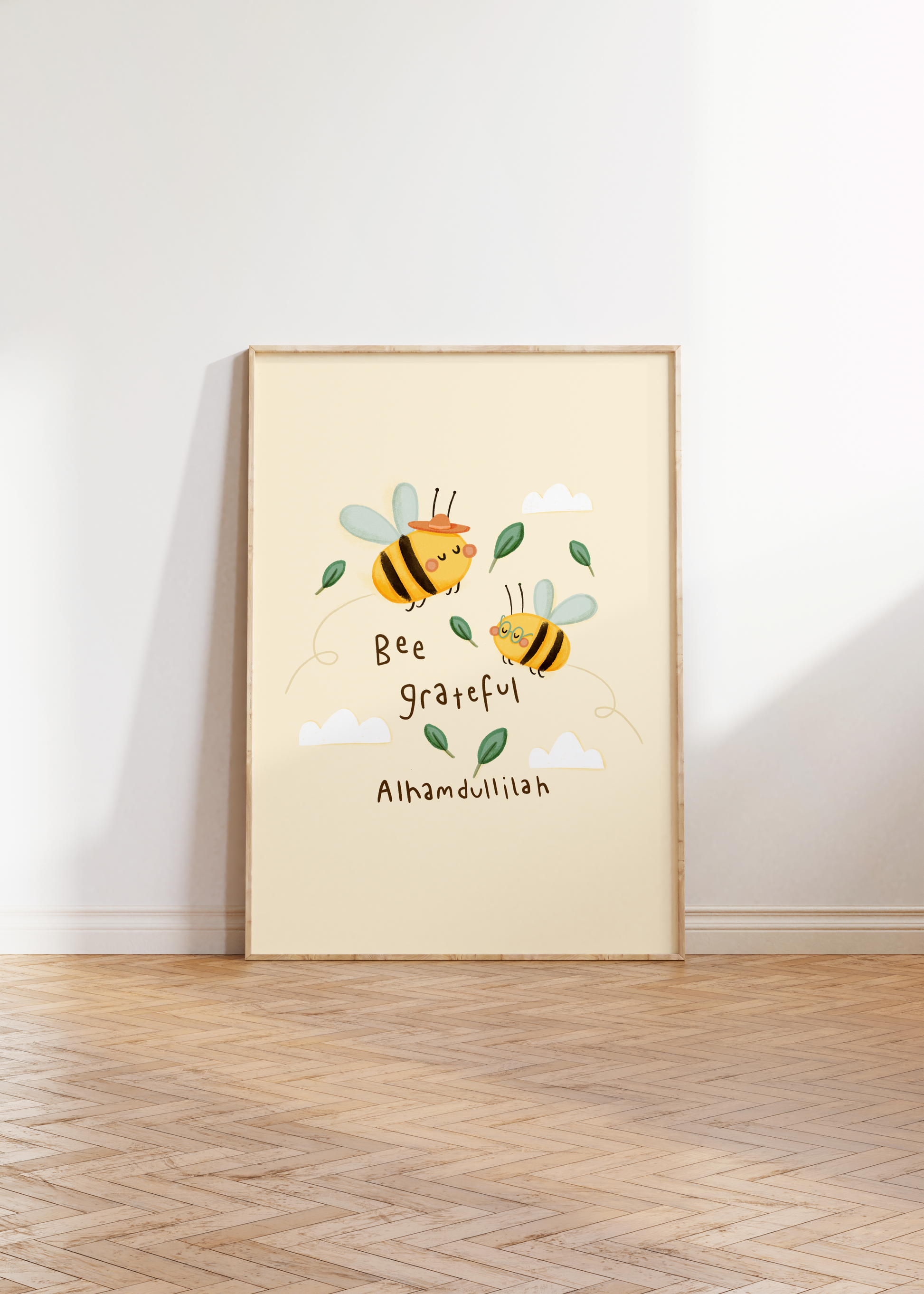 Bee Grateful Print