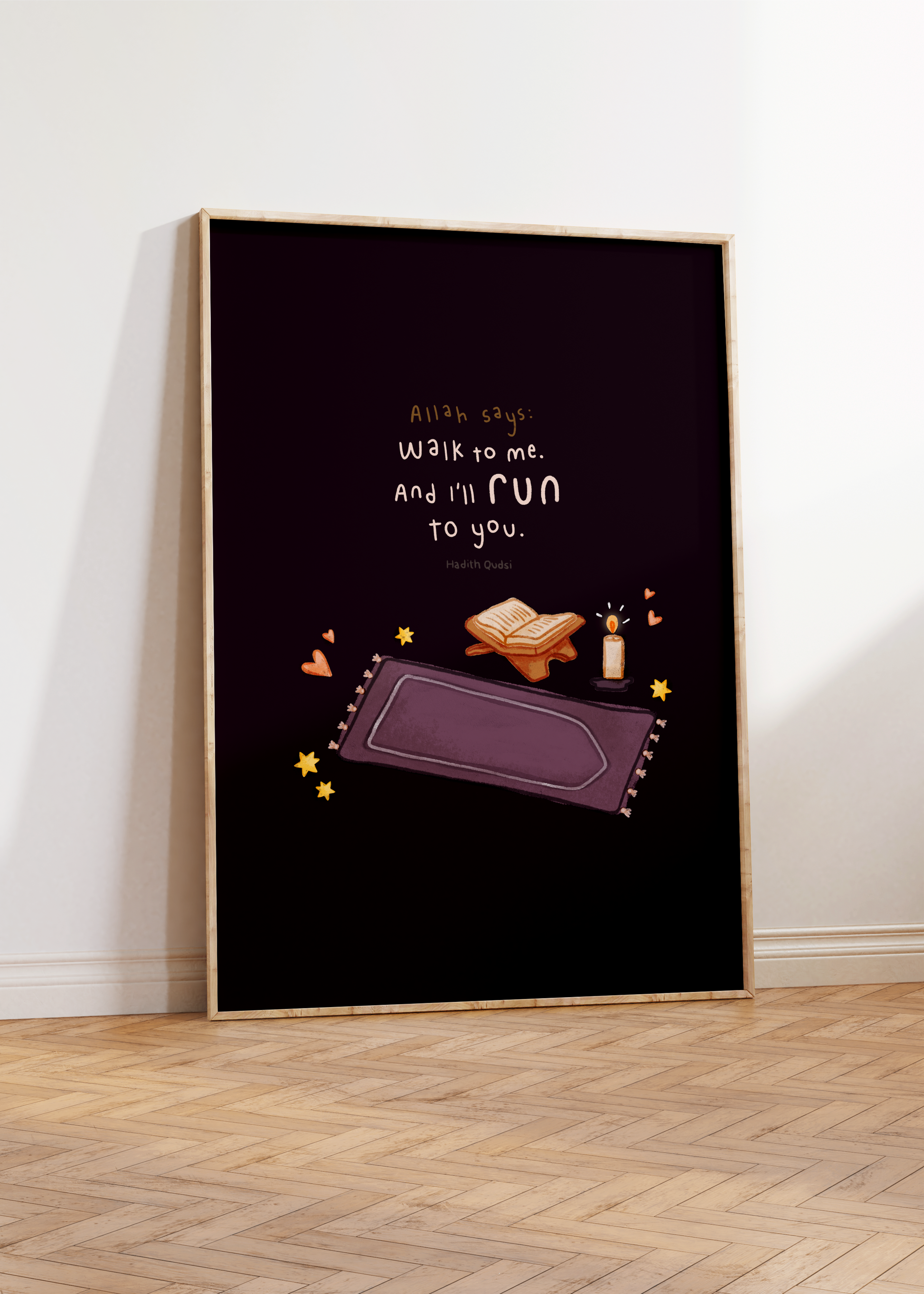 Run to Allah Print