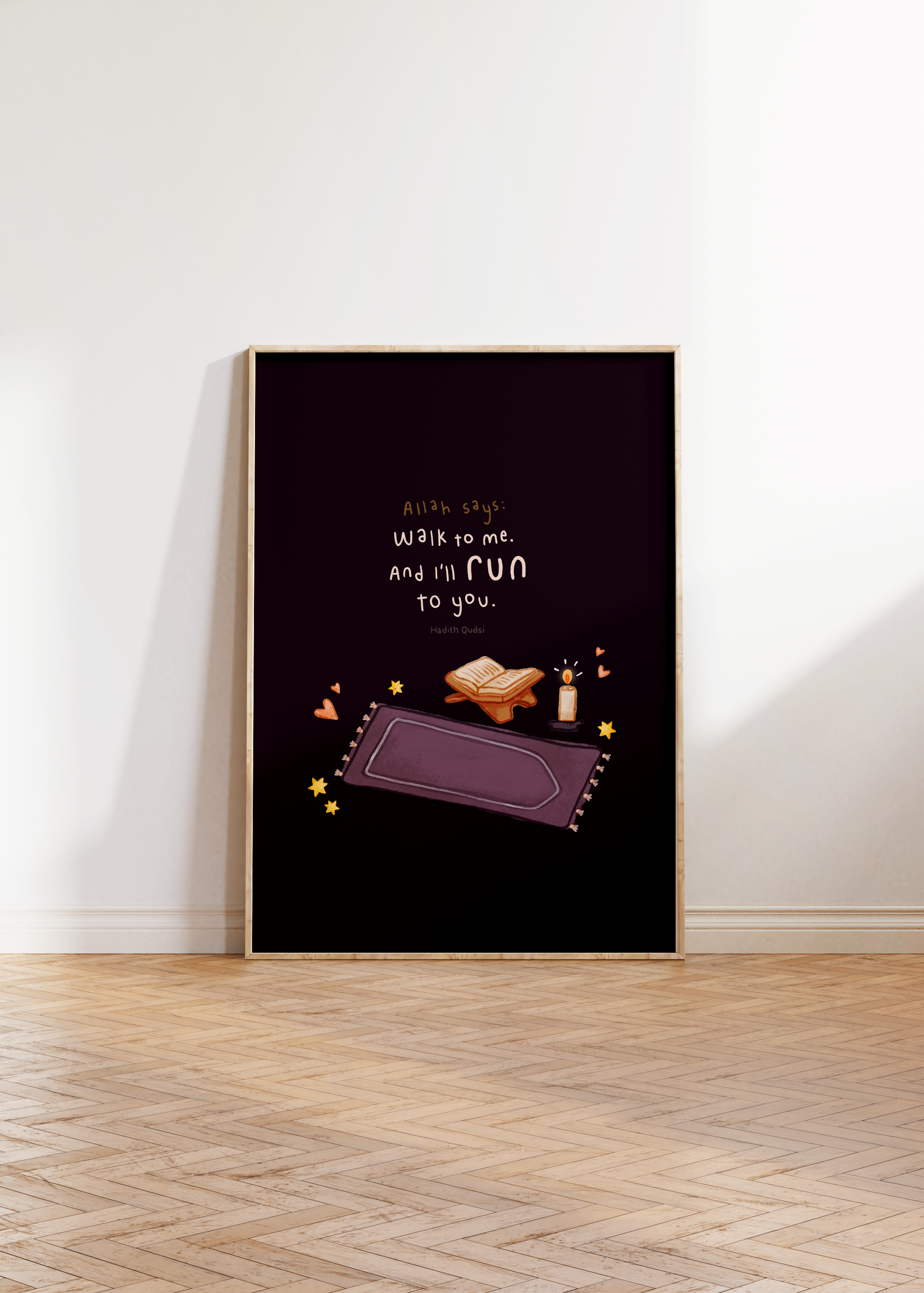 Run to Allah Print