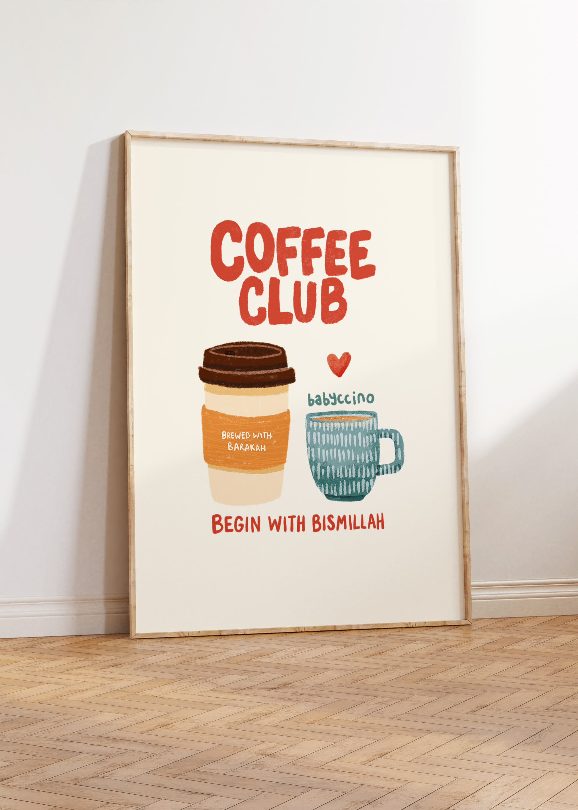 Babyccino Bismillah Print