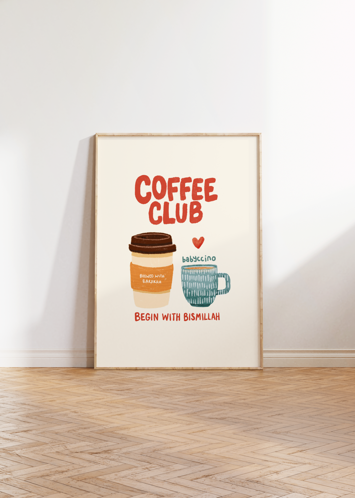 Babyccino Bismillah Print