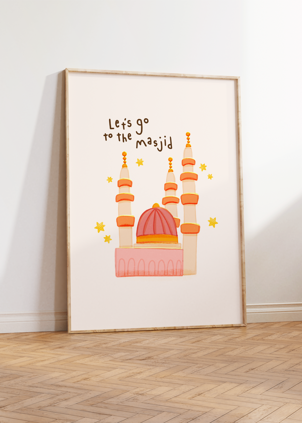 Pink Masjid Print