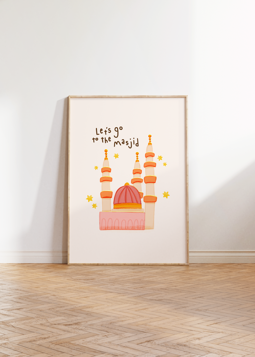 Pink Masjid Print